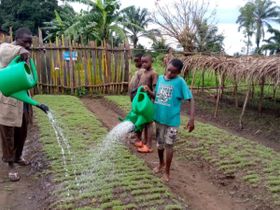 Training children on equitable and inclusive food production